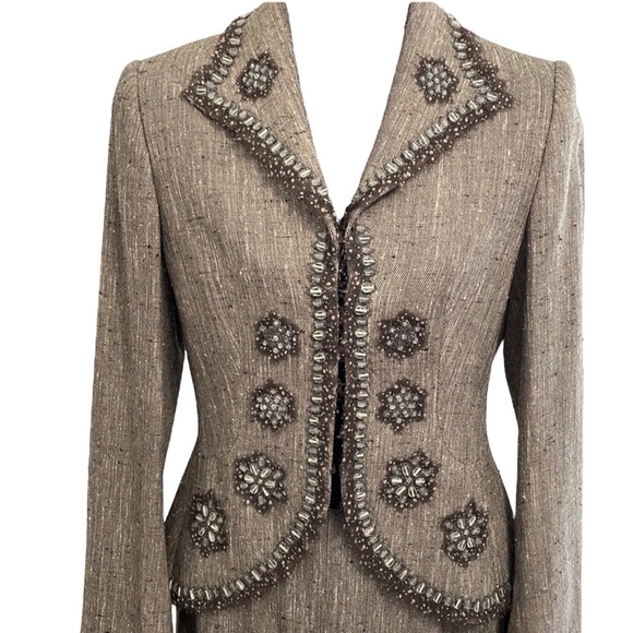 ESCADA vintage 3 piece outfit (jacket, skirt, camisole) size small - Picture 4 of 14